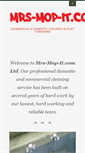 Mobile Screenshot of mrs-mop-it.com